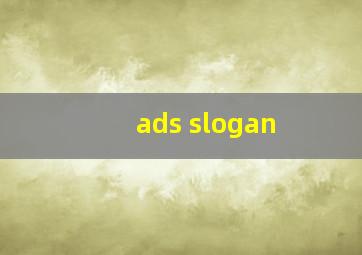 ads slogan